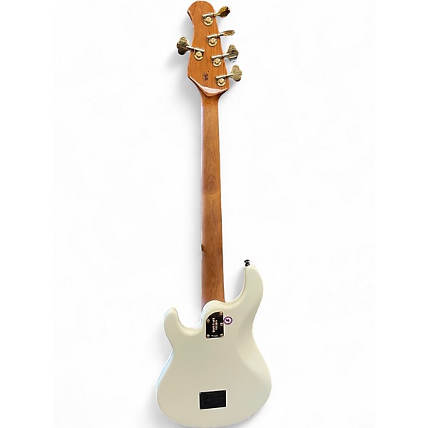 Used Ernie Ball Music Man StingRay 5 Special HH Antique Ivory Electric Bass Guitar