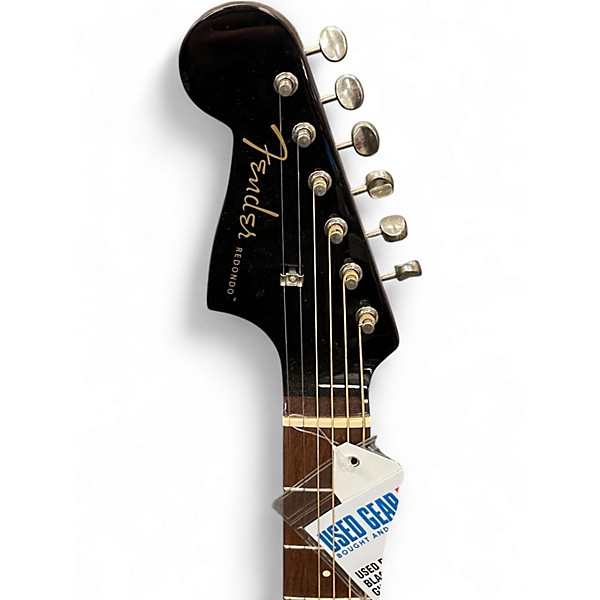 Used Fender Redondo LH Black Acoustic Electric Guitar