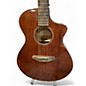 Used Breedlove Discovery Concert CEMH Mahogany Acoustic Electric Guitar