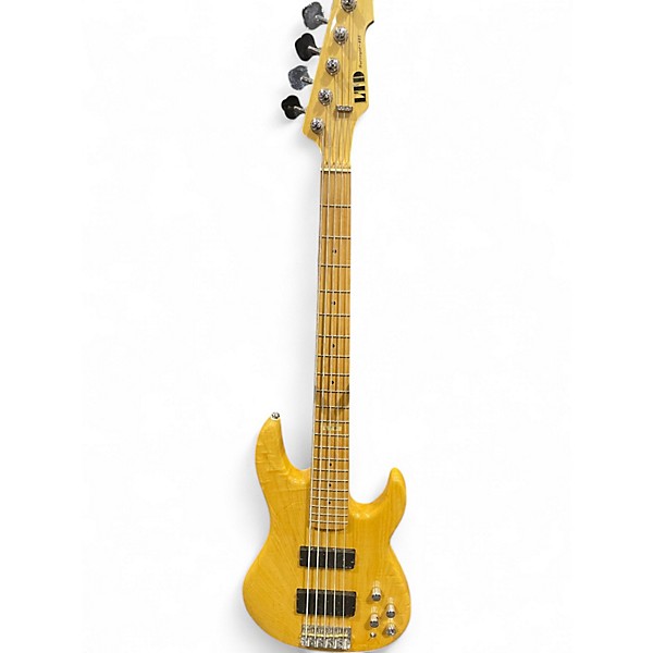 Used ESP LTD Surveyor 5 5 String Natural Electric Bass Guitar