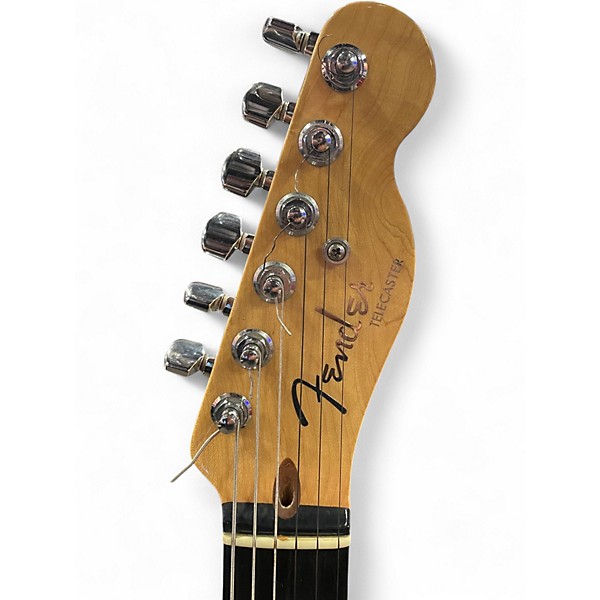 Used Fender American Deluxe Telecaster QMT HH Tobacco Sunburst Solid Body Electric Guitar