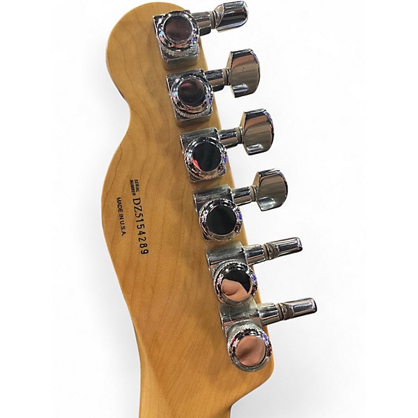 Used Fender American Deluxe Telecaster QMT HH Tobacco Sunburst Solid Body Electric Guitar