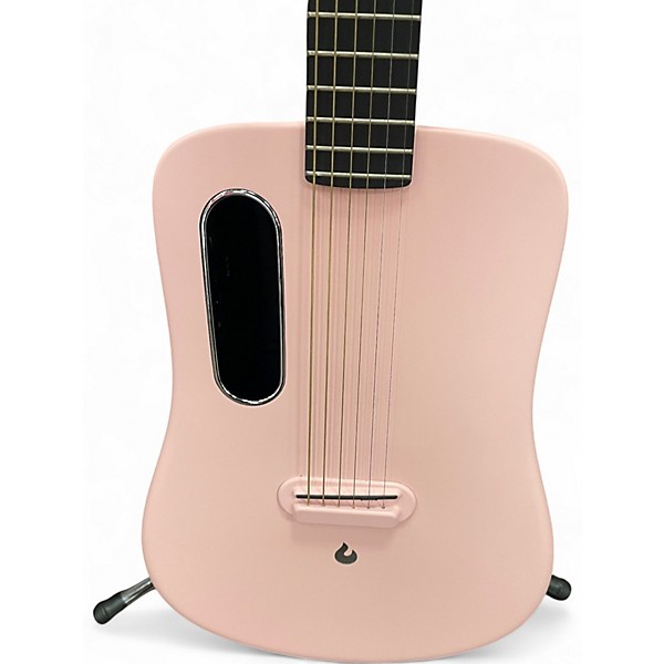 Used LAVA MUSIC 4 Carbon Fiber 36"  Pink Acoustic Electric Guitar