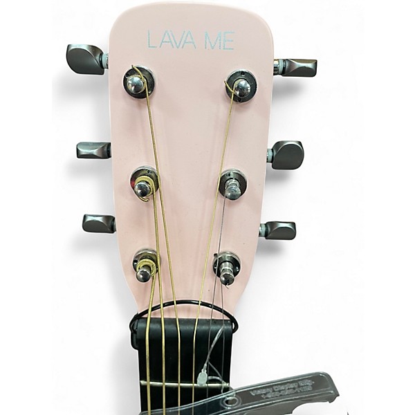 Used LAVA MUSIC 4 Carbon Fiber 36"  Pink Acoustic Electric Guitar