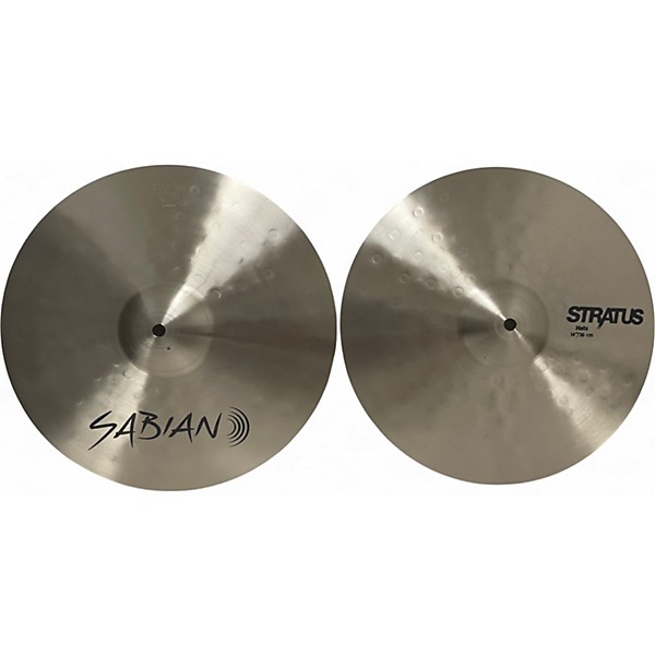 Used SABIAN 14in STRATUS HI HATS Cymbal