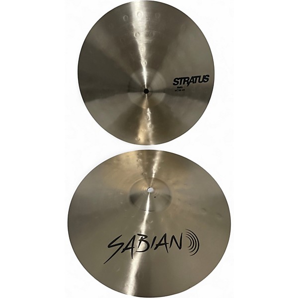 Used SABIAN 14in STRATUS HI HATS Cymbal