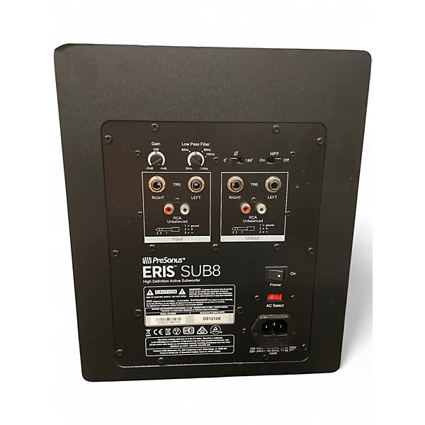 Used PreSonus ERIS SUB8 Subwoofer