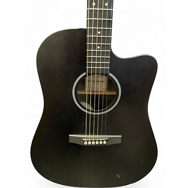 Used Martin X SERIES SPECIAL Black Acoustic Electric Guitar