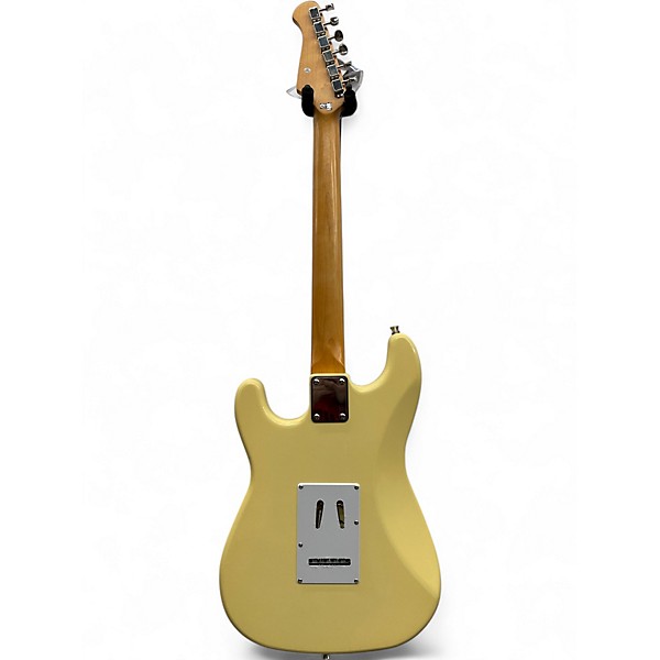 Used Harley Benton VT Series H3 Stratocaster Vintage White Solid Body Electric Guitar