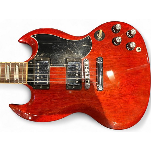 Used 2015 Gibson SG Standard 2015 Red Solid Body Electric Guitar