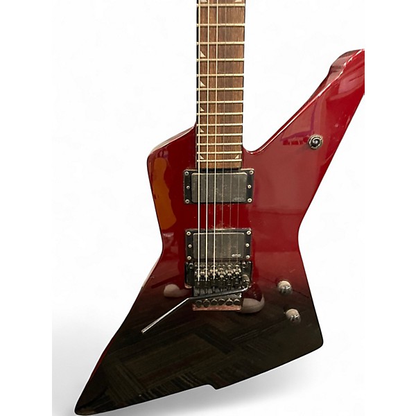 Used Jackson Pro Series Phil Demmel Fury Red Tide Fade Solid Body Electric Guitar