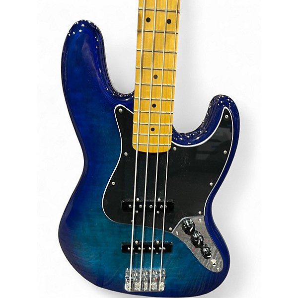 Used Fender Player Jazz Bass Blue Burst Electric Bass Guitar