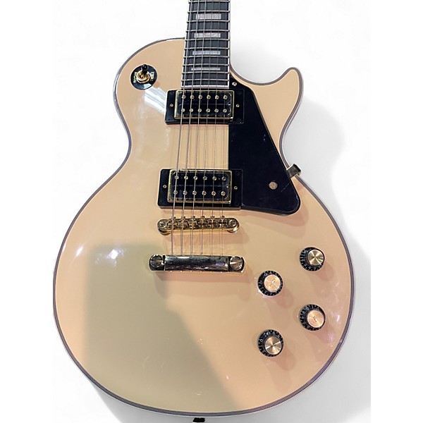 Used Epiphone Les Paul Custom Antique Ivory Solid Body Electric Guitar