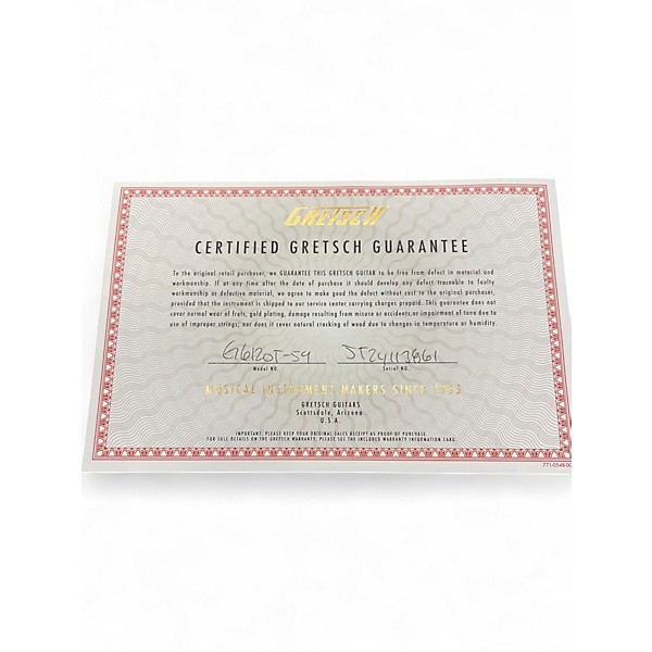 Used Gretsch Guitars G6120T-59VS  Vintage Orange Stain Hollow Body Electric Guitar