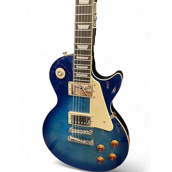 Used Epiphone Les Paul Standard Pro Blue Solid Body Electric Guitar