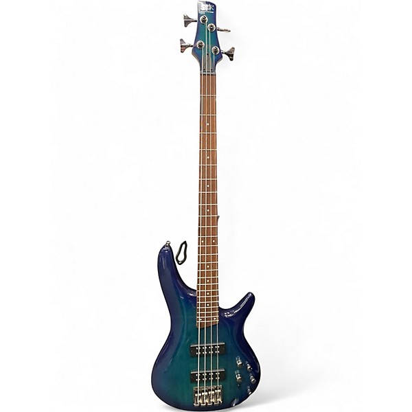Used Ibanez SR370 Lake Placid Blue Electric Bass Guitar