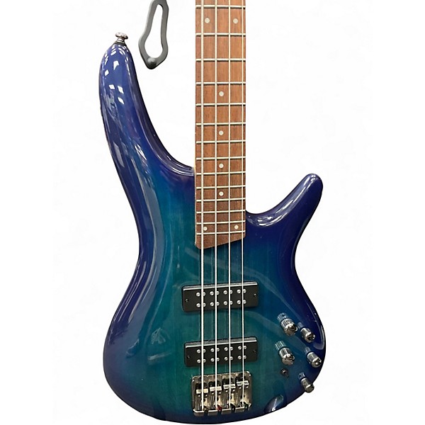 Used Ibanez SR370 Lake Placid Blue Electric Bass Guitar