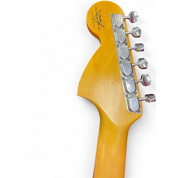 Used Fender 1969' FLOYD ROSE CUSTOM SHOP TWO COLOR RELIC Solid Body Electric Guitar