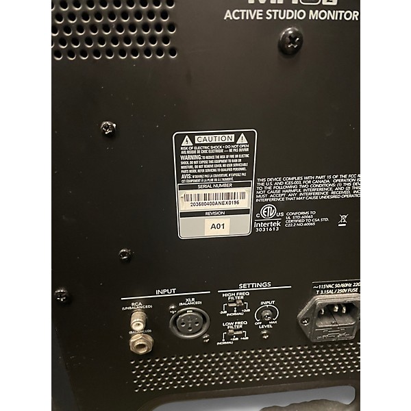 Used Mackie MR8 MKII Pair Powered Monitor