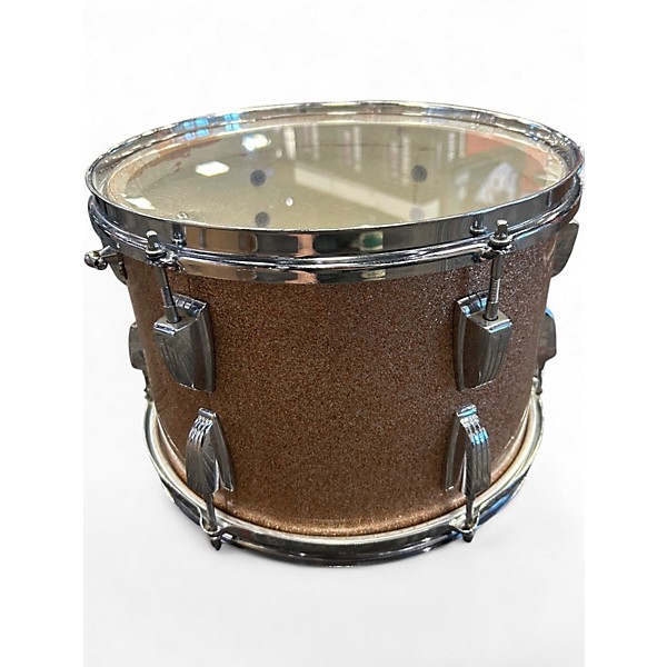 Vintage 1960s Ludwig 4 Piece Superclassic Champagne Sparkle Drum Kit