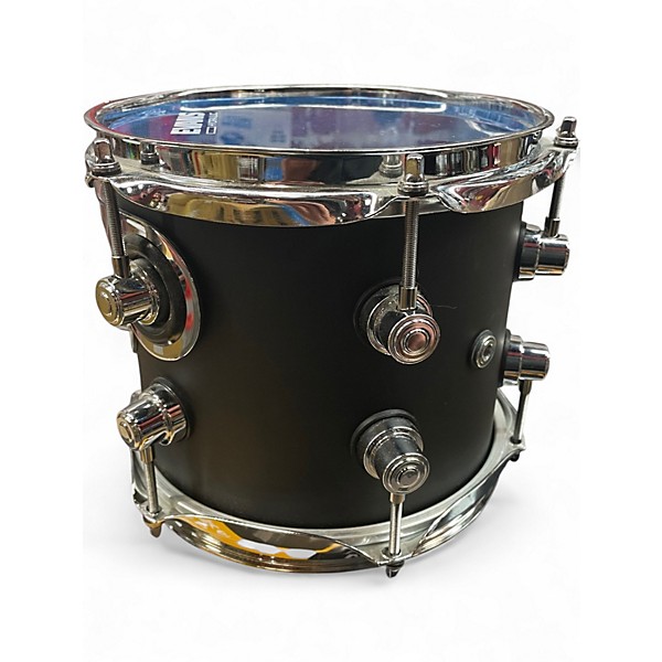 Used DW 8in DESIGN SERIES TOM Satin Black Drum