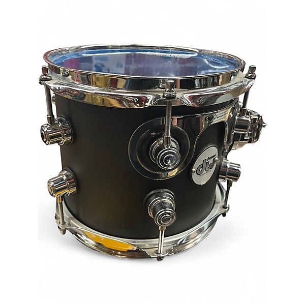 Used DW 8in DESIGN SERIES TOM Satin Black Drum