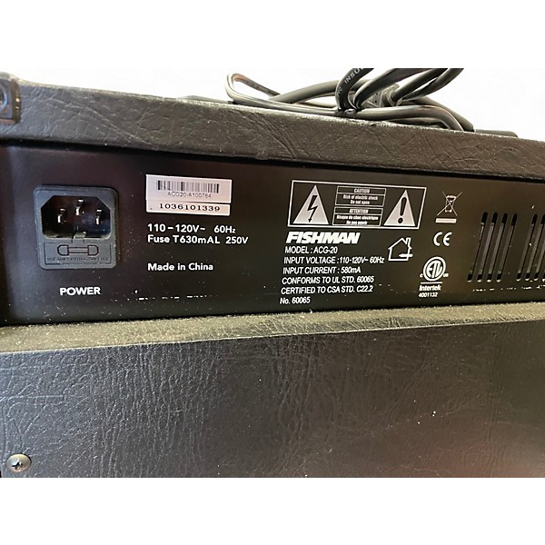 Used Fishman ACG20 Acoustic Guitar Combo Amp
