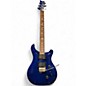 Used PRS SE Custom 24 Trans Blue Solid Body Electric Guitar thumbnail