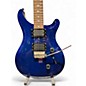 Used PRS SE Custom 24 Trans Blue Solid Body Electric Guitar