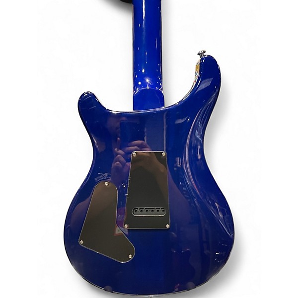 Used PRS SE Custom 24 Trans Blue Solid Body Electric Guitar
