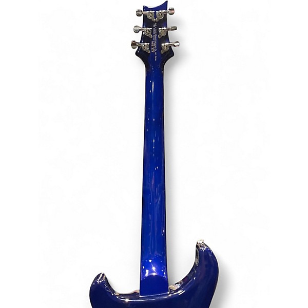 Used PRS SE Custom 24 Trans Blue Solid Body Electric Guitar