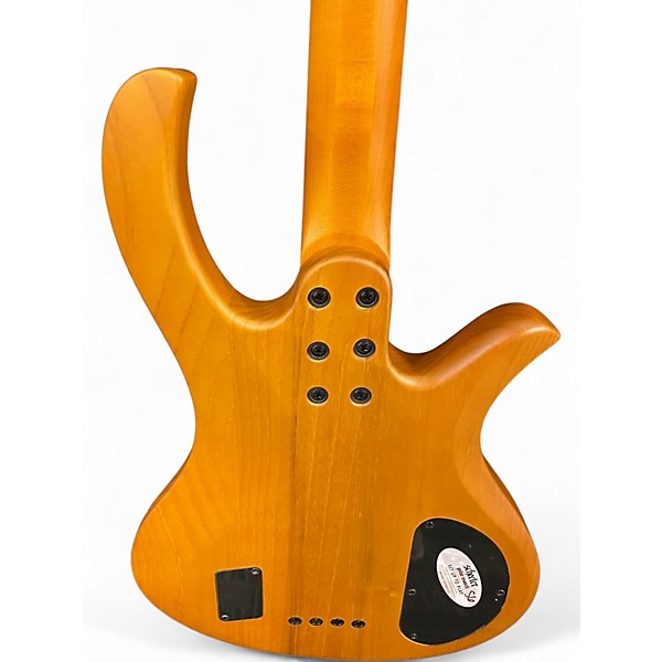 Used Schecter Guitar Research Riot 4 Session Left handed Aged Natural Satin Electric Bass Guitar
