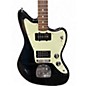 Used 2010 Fender Player Jazzmaster Black Solid Body Electric Guitar