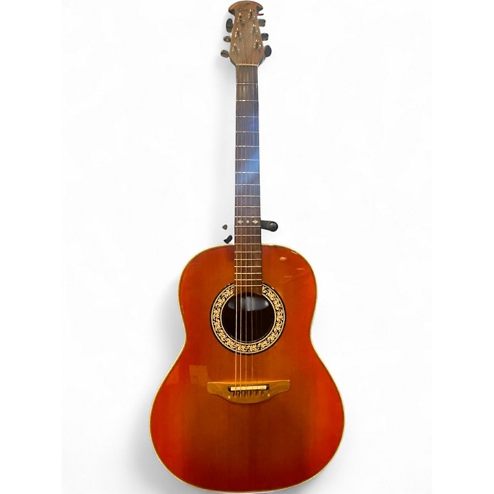 Used Ovation 1712 Custom Balladeer Natural Acoustic Electric
