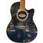 Used Ovation celebrity cc057 Black Acoustic Electric Guitar