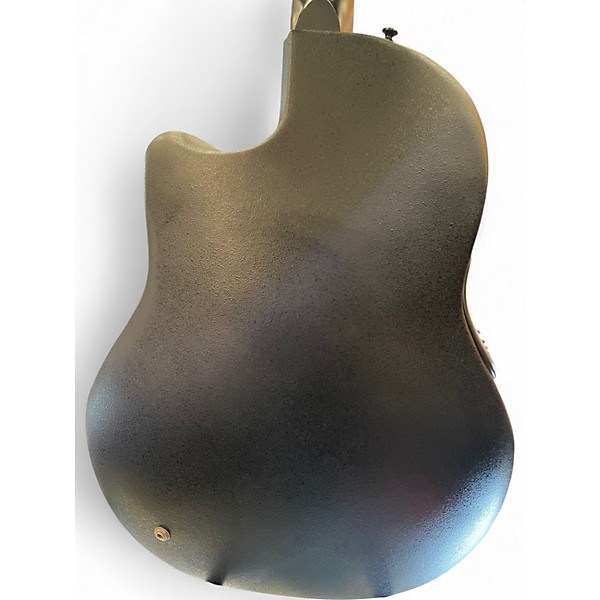 Used Ovation celebrity cc057 Black Acoustic Electric Guitar