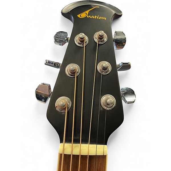 Used Ovation celebrity cc057 Black Acoustic Electric Guitar