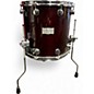 Used Mapex 4 Piece SATURN III DRUM KIT W/ BAGS AND HARDWARE WINE RED Drum Kit