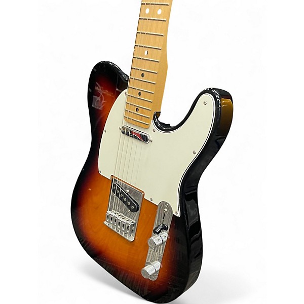 Used Fender Player Telecaster 3 Color Sunburst Solid Body Electric Guitar