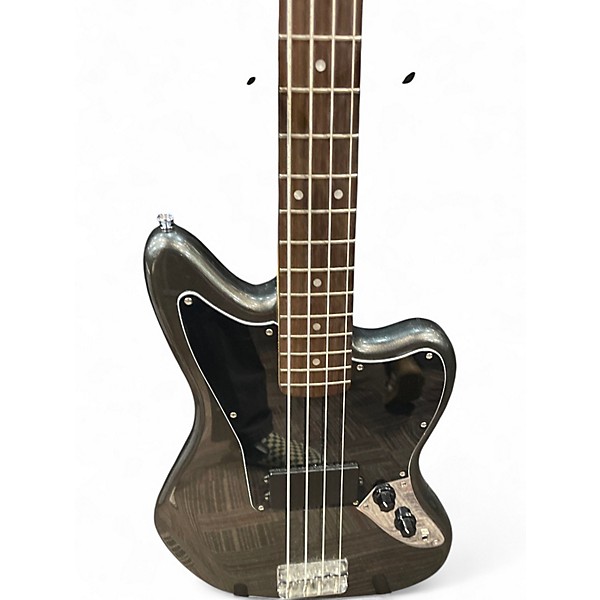 Used Squier Vintage Modified Jaguar Bass Gunmetal Gray Electric Bass Guitar
