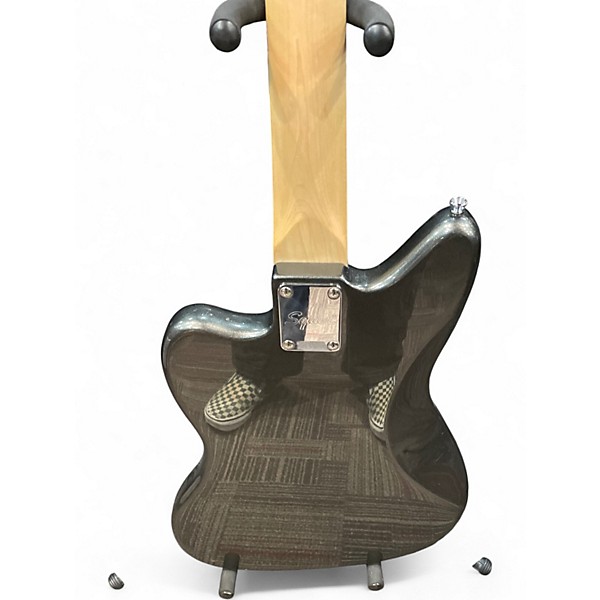 Used Squier Vintage Modified Jaguar Bass Gunmetal Gray Electric Bass Guitar