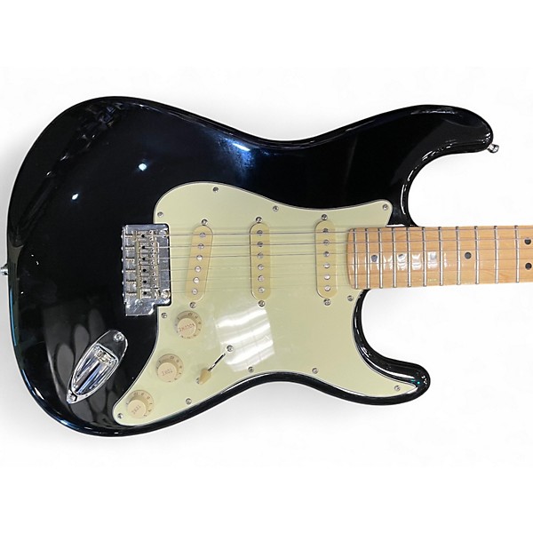 Used 2021 Fender Player Stratocaster Black Solid Body Electric Guitar