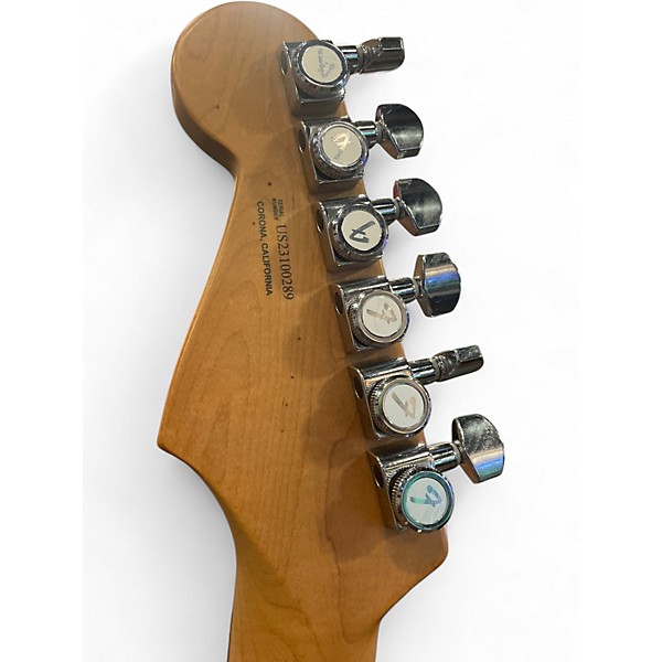 Used Fender Limited Edition American Ultra Stratocaster HSS Sonic Blue Solid Body Electric Guitar