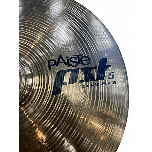 Used Paiste 20in PST5 Crash Ride Cymbal