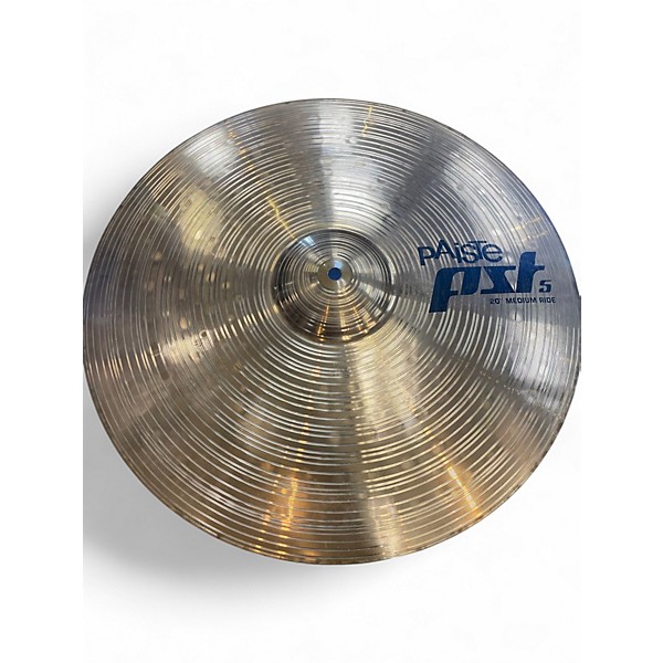 Used Paiste 20in PST5 Crash Ride Cymbal