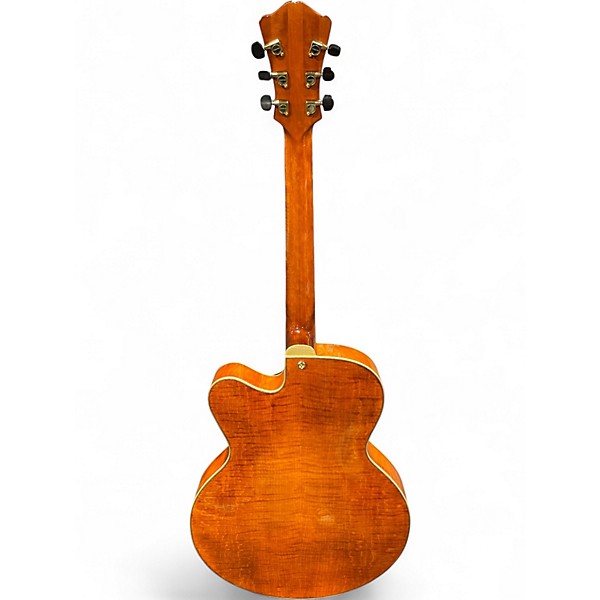 Used Eastman AR580-CE Orange Hollow Body Electric Guitar