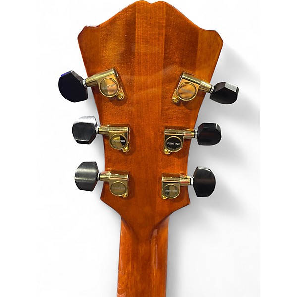 Used Eastman AR580-CE Orange Hollow Body Electric Guitar