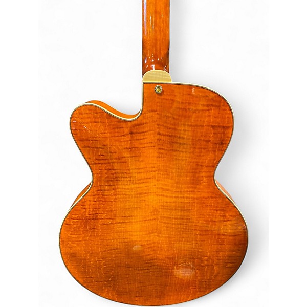 Used Eastman AR580-CE Orange Hollow Body Electric Guitar