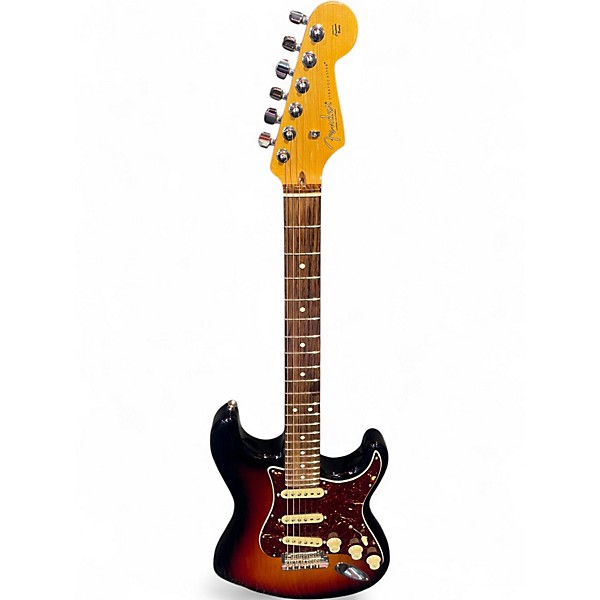 Used 2021 Fender American Professional II Stratocaster 3 Tone Sunburst Solid Body Electric Guitar