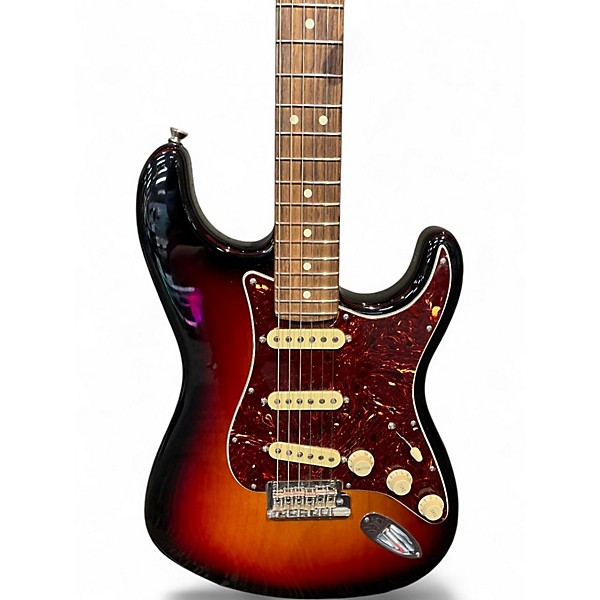 Used 2021 Fender American Professional II Stratocaster 3 Tone Sunburst Solid Body Electric Guitar